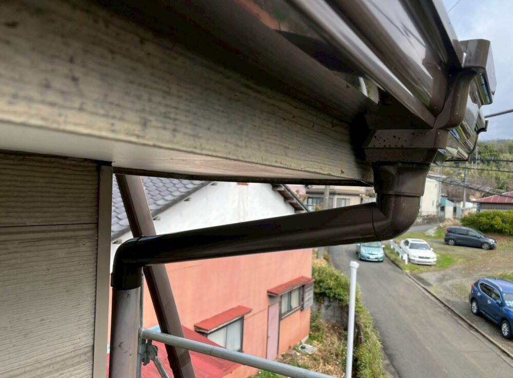 雨どい施工後